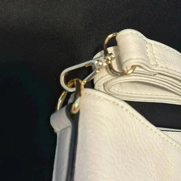 White Leather Handbag (NWOT) - Picture 10 of 11